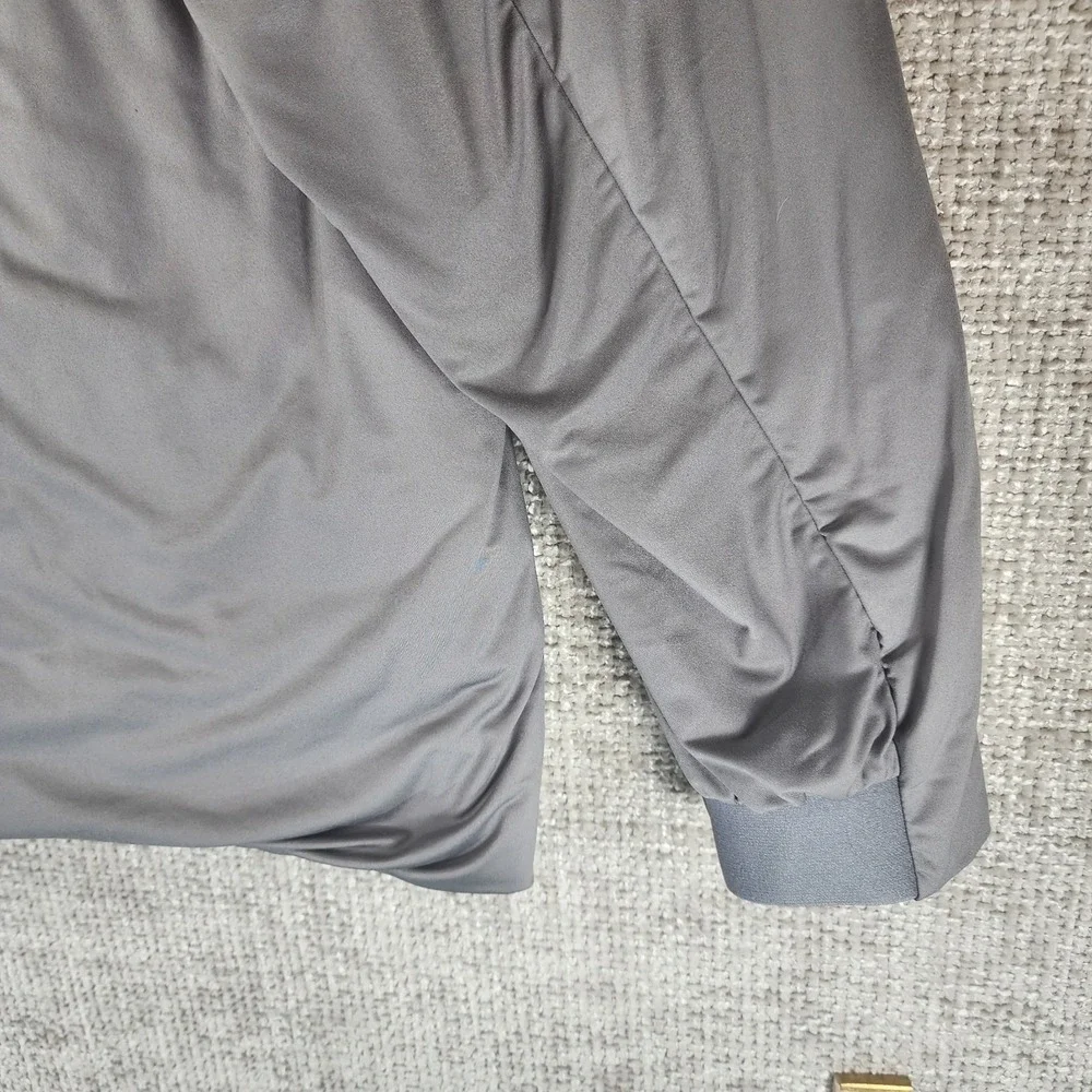 Nike Golf Aeroloft Jacket Mens L Gray Lightweight Quilted Full Zip 932235-036